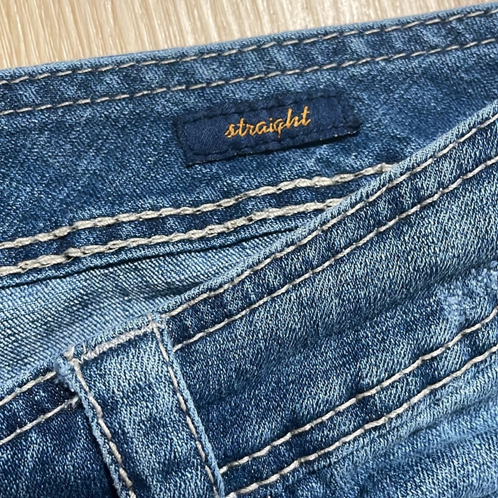 Women’s Seven 7 Luxe straight jeans size 20 - Picture 3 of 6